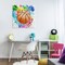 Stupell Industries Basketball with Bright Splash Canvas Design by Kim Allen